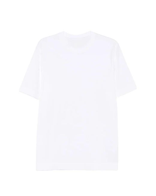 Circolo 1901 White Crew-Neck Short-Sleeve T-Shirt for men