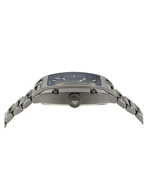 Versace Blue Dominus Skeleton 49Mm Watch for men