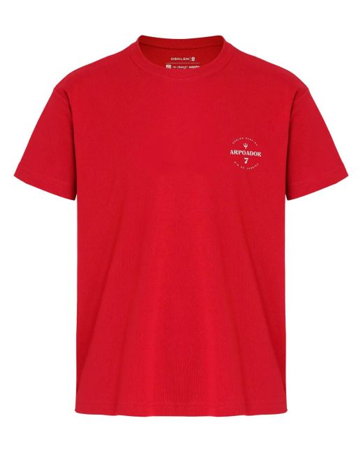 T-Shirt Arpoador À Logo Osklen pour homme en coloris Red