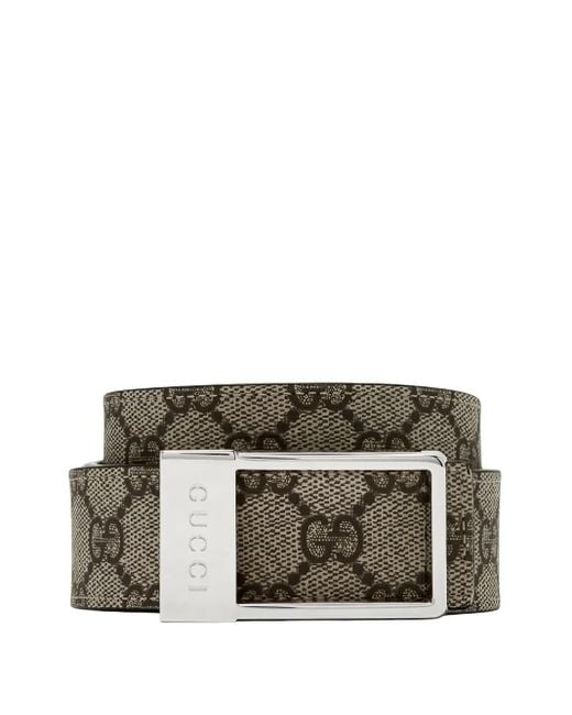 Gucci Natural Gg Monogram Belt