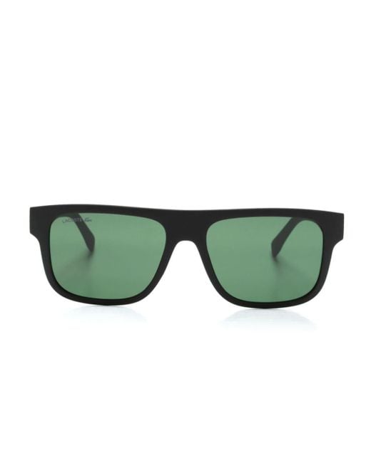 Lacoste Green L6001s Rectangle-frame Sunglasses for men