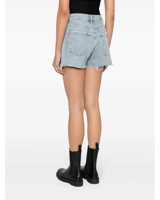 Citizens of Humanity Blue Marlow Denim Mini Shorts