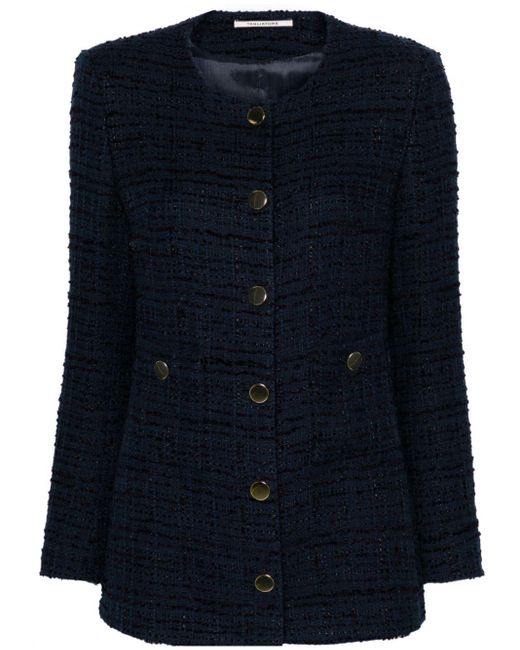 Tagliatore Blue Janette Tweed Jacket