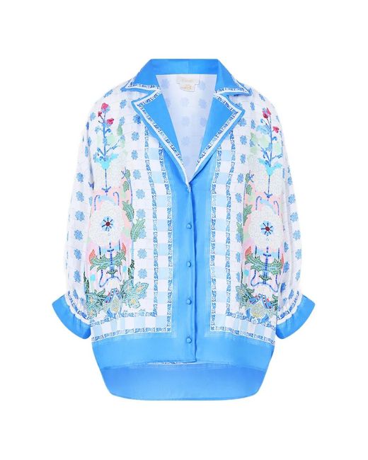 Camilla Blue Midsummer Mosaics Shirt