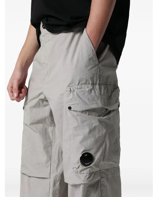 C P Company Gray Cargo Pants for men
