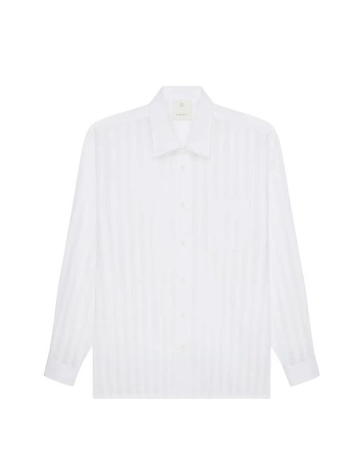 Givenchy Gestreept Katoenen Overhemd in het White voor heren