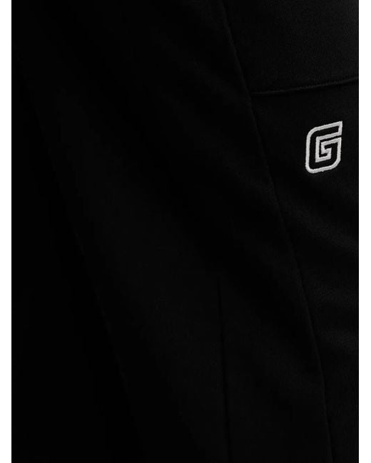 Guess Black Logo-Detail Track Pants for men