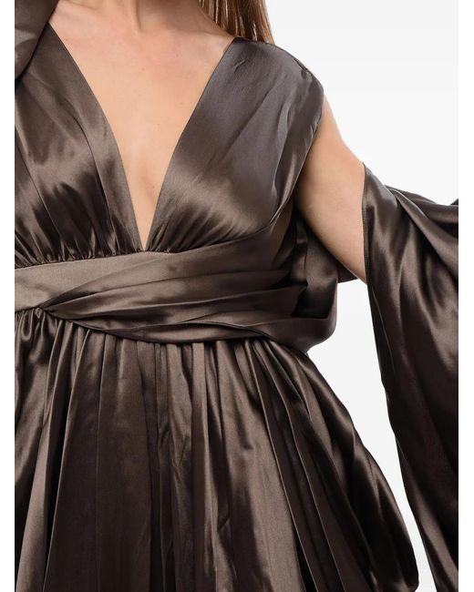 Balmain Black Silk Dress