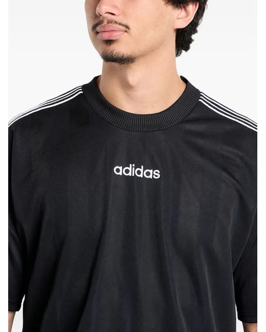 Adidas Black Striped Jersey for men