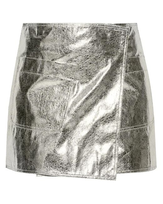 Rag & Bone Gray Kyla Mini Skirt