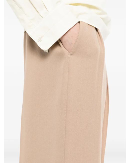 James Perse Natural Pleated Trousers