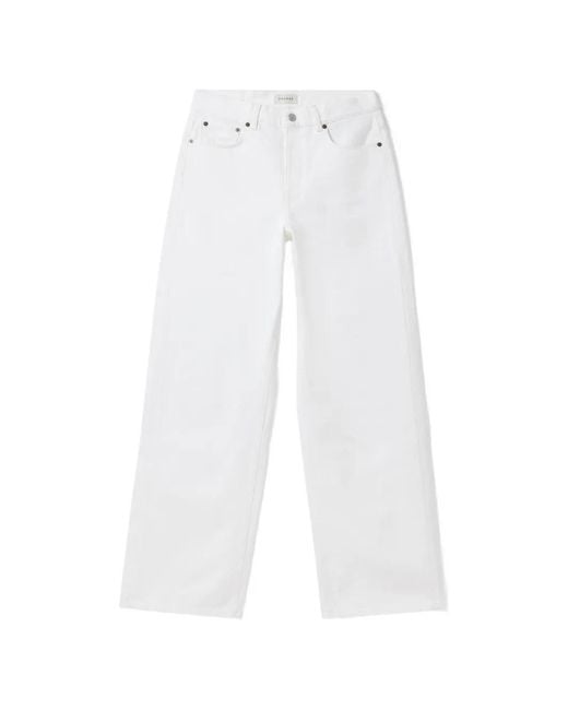 House of Dagmar White Five-Pocket Jeans
