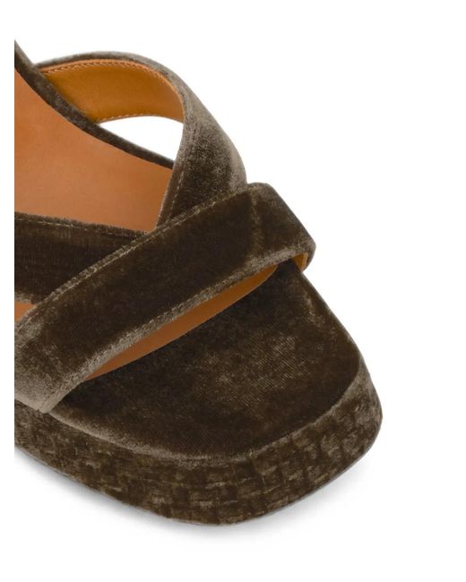 Castaner Multicolor Vero Velvet Platform Sandals
