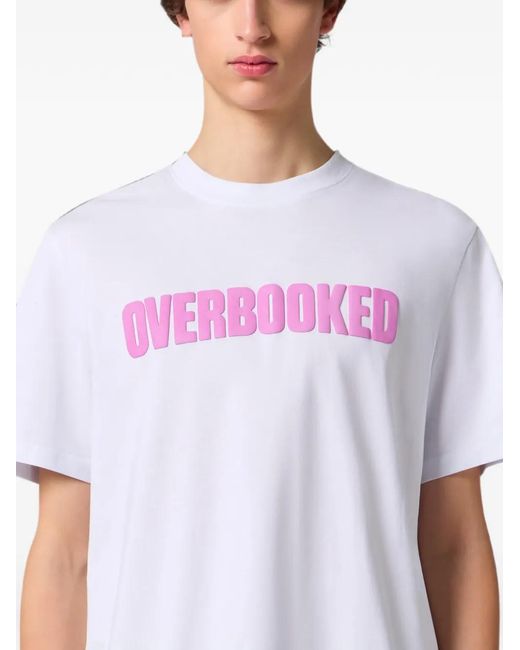 Camiseta Con Eslogan Estampado MSGM de hombre de color White