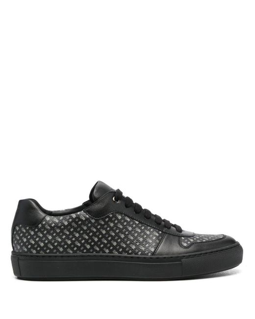 BOSS by HUGO BOSS Leather Mirage_tenn_lg Sneakers in Black for Men | Lyst