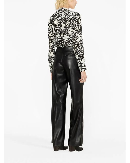 Stella McCartney Black Alter Mat Wide-Leg Trousers