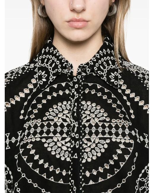 Charo Ruiz Black 'Emmie' Blouse