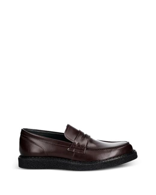 Fred Perry White Mocassins À Empiècements for men