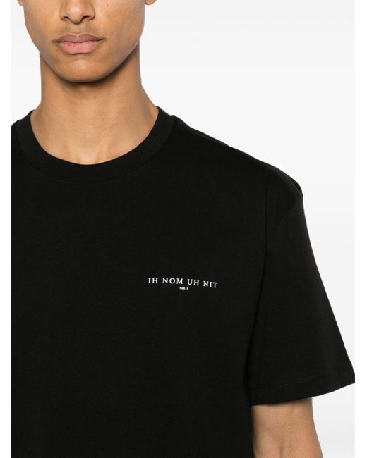 Camiseta con logo estampado Ih Nom Uh Nit de hombre de color Black