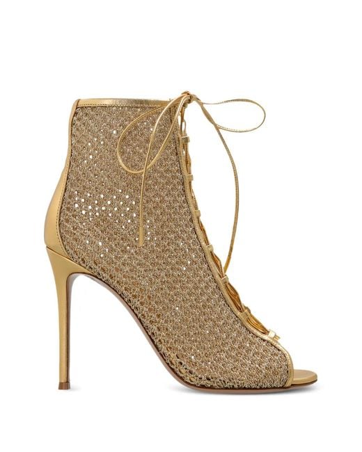Gianvito Rossi Natural Open Toe Pumps