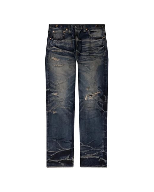 Mastercraft Union Blue Jean Repared À Coupe Droite for men