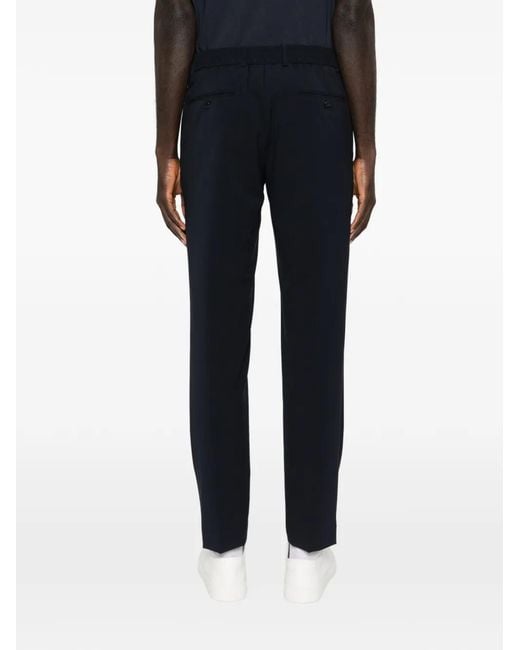 Karl Lagerfeld Blue Pace Drawstring-Fastening Trousers for men
