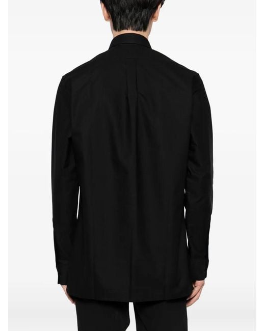 Camisa De Algodón Givenchy de hombre de color Black