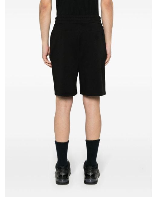 Moncler Shorts mit Logo-Patch in Black für Herren