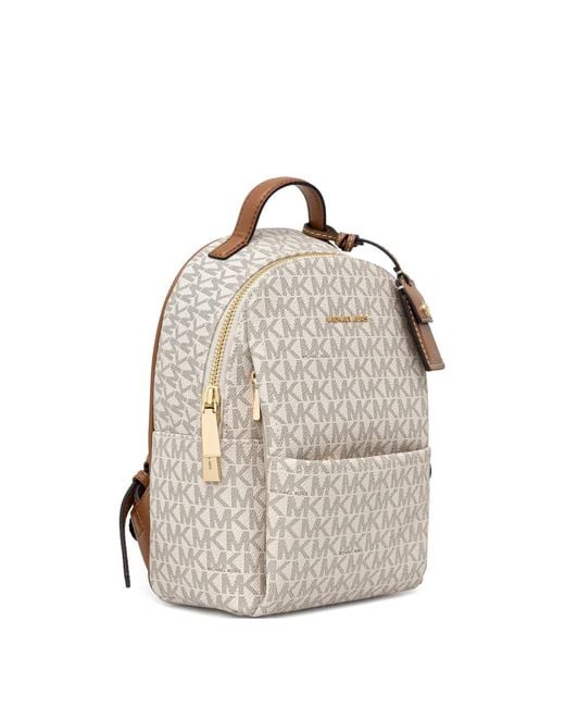 MICHAEL Michael Kors Natural Logo-print Tag-detail Backpack
