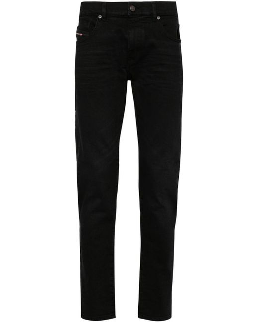 DIESEL Black 2019 D-strukt Mid-rise Slim-fit Jeans for men