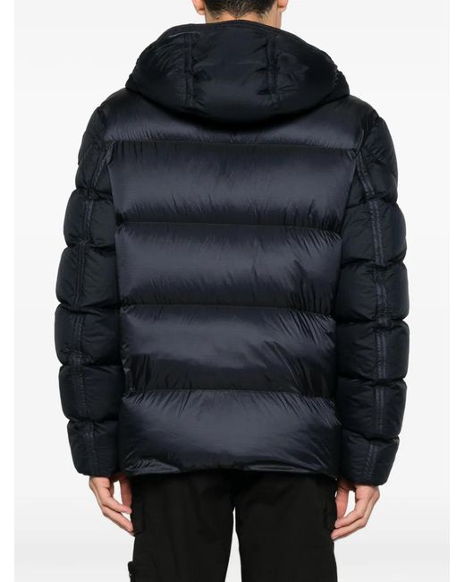 Parajumpers Blue Notigi Quilted Hooded Jacket for men