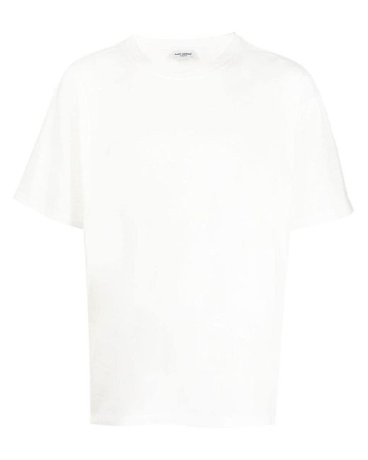 メンズ Saint Laurent コットン Tシャツ White