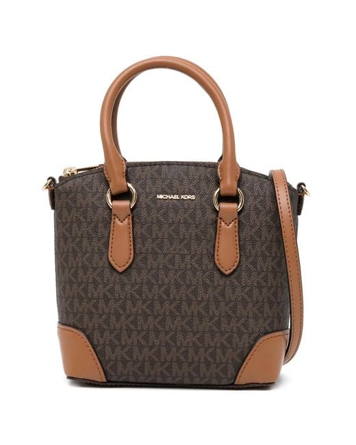 Michael Kors Brown Logo Tote Bag