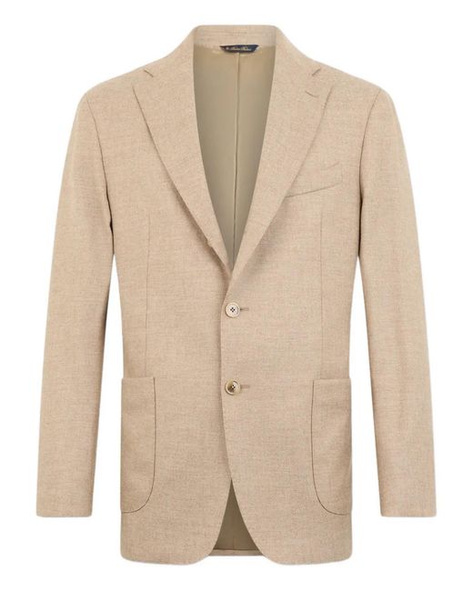 Brooks Brothers Natural Wool-Cashmere Blend Blazer for men