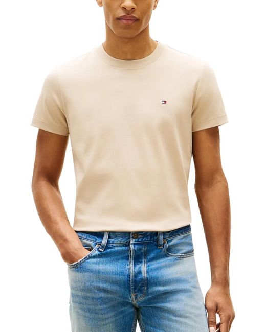 Tommy Hilfiger Natural Crew-Neck T-Shirt for men