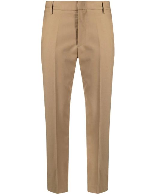 Dondup Natural Nima Cropped Flannel Trousers
