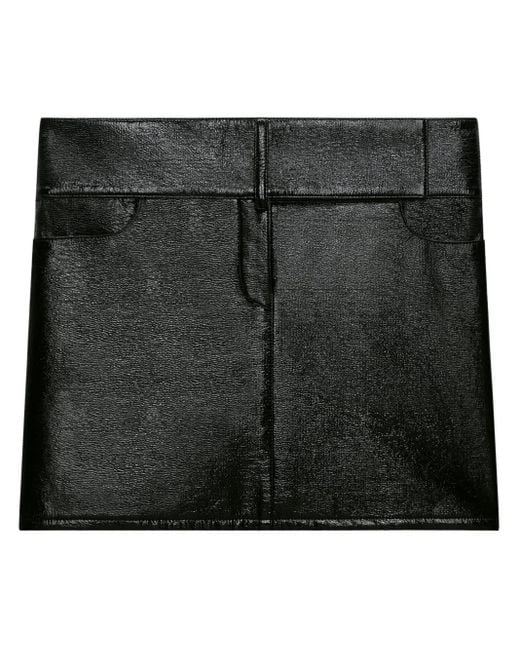 Courreges Mini-Rok Met Ceintuur in het Black
