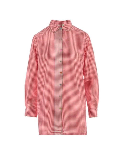 Péro Pink Chemise À Carreaux