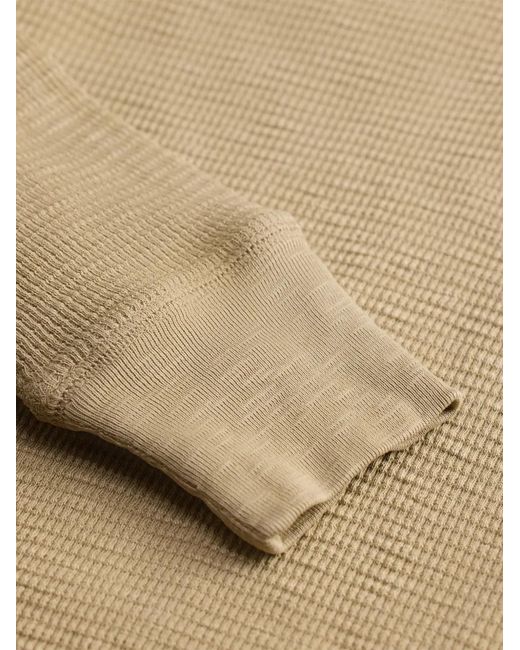 RRL Natural Buttoned Long-Sleeve Sweater for men