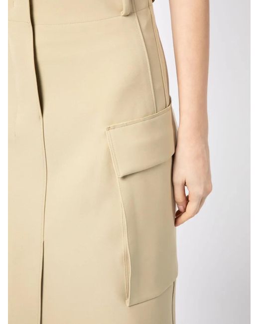 JNBY Natural High-Waist Midi Skirt