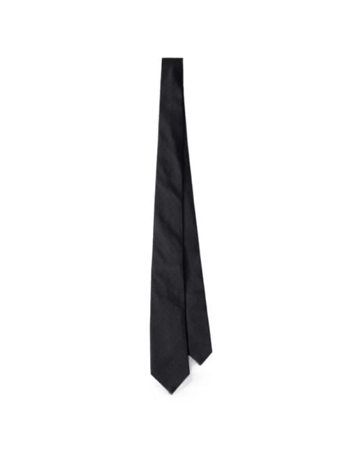 Prada White Silk Tie for men