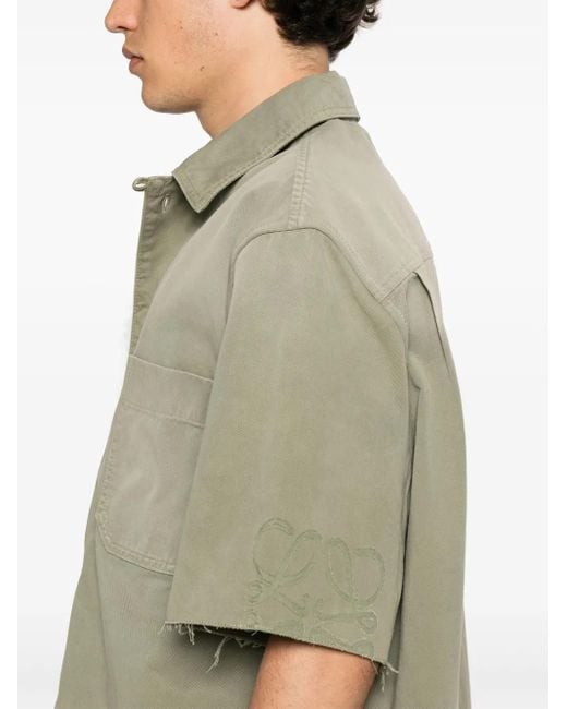 メンズ Loewe コットン シャツ Green