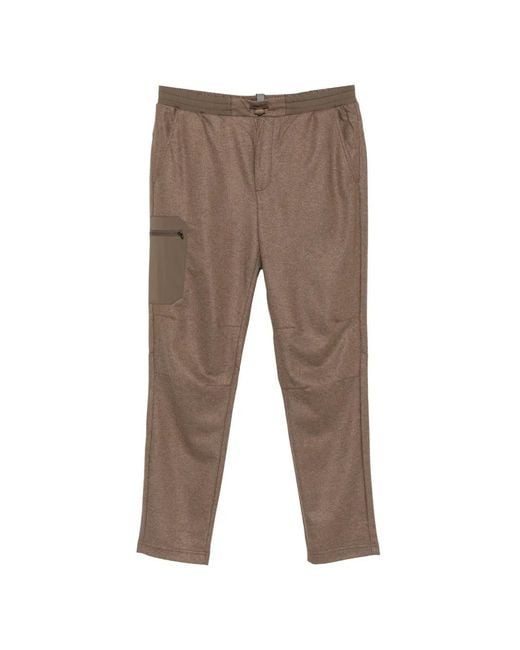 Sease Gray Drawstring-Waistband Cashmere Track Pants for men