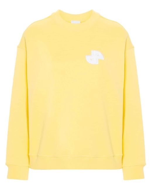 Patou Sweater Met Logopatch in het Yellow