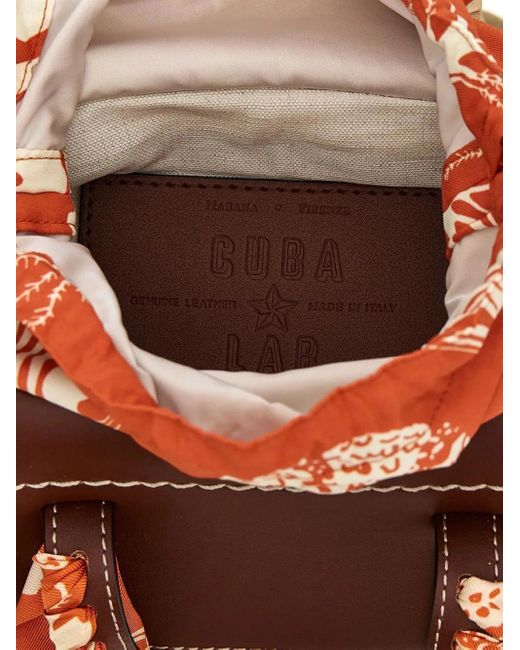 CUBA LAB Orange Habanera Tote Bag