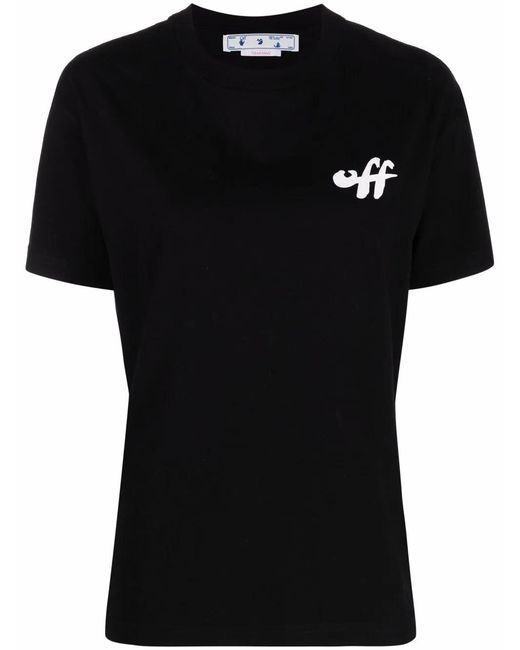 Off-White c/o Virgil Abloh Black Arrow Zebra-Print T-Shirt