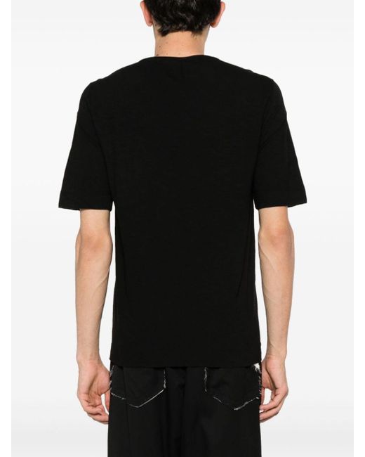 T-shirt en coton Transit pour homme en coloris Black
