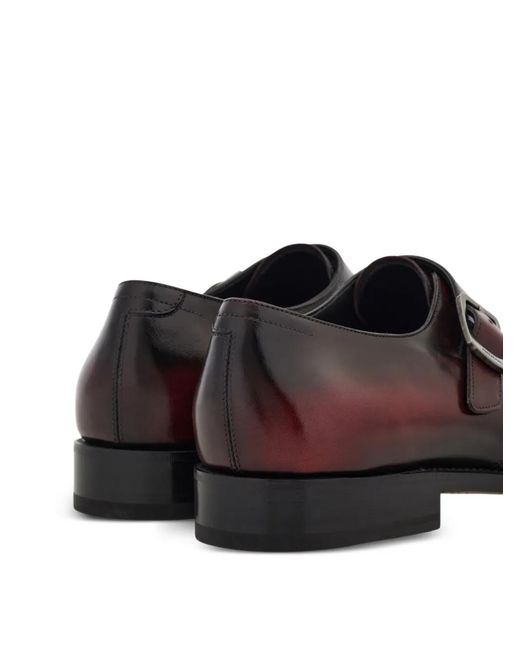 Ferragamo White Tramezza Single-Monkstrap Shoes for men