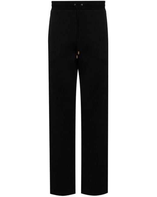 Pantalon de jogging à coupe droite Versace pour homme en coloris Black