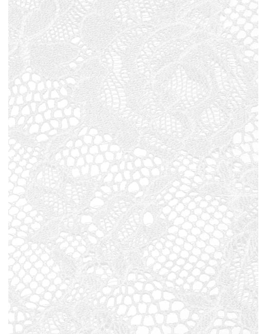 Abito Midi Flashback A Maniche Lunghe di Maison Close in White